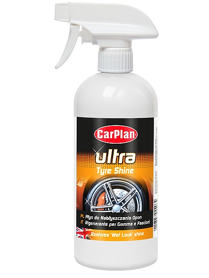 CP-ULT118 ΥΓΡΟ ΓΥΑΛΙΣΜΑΤΟΣ ΕΛΑΣΤΙΚΩΝ ΣΕ ΣΠΡΕΙ CARPLAN ULTRA TYRE SHINE 500ML