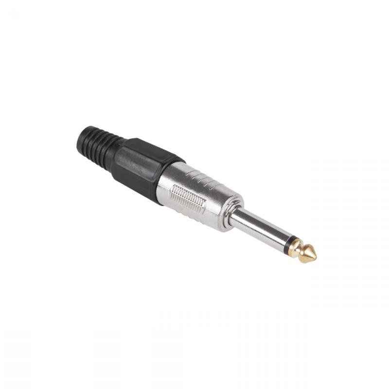 WTY0032A . Φις Jack mono plug HQ 6,3mm μαύρο