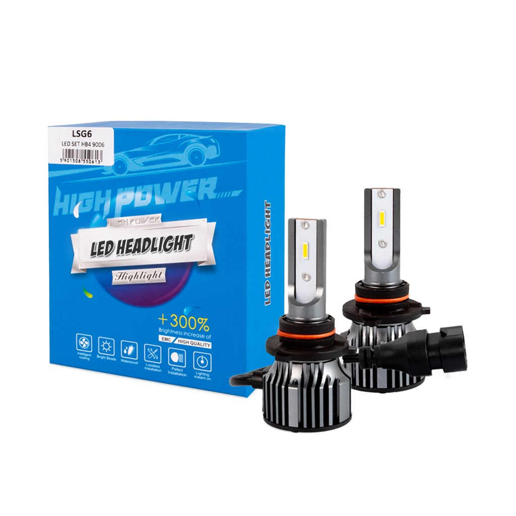 LSG6/MT . HΒ4 9006 9>32V 6.500K 5.000lm 50W CSP1860 LED LSG SERIES +300% KIT M-TECH - 2 ΤΕΜ.