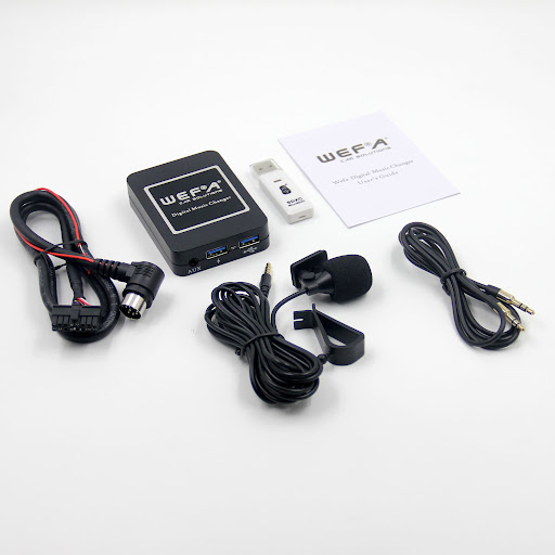 Wefatech Interface Aux/Usb/Usb Charger/Bluetooth για εργοστασιακές πηγές για εργοστασιακές πηγές Volvo WF.606.VOLVO