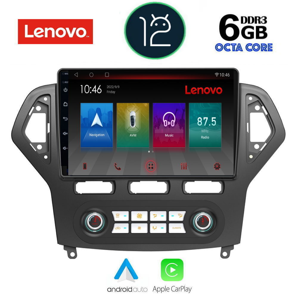 LENOVO SSP 10162_CPA CLIMA (10inc) MULTIMEDIA TABLET OEM FORD MONDEO mod. 2007-2011