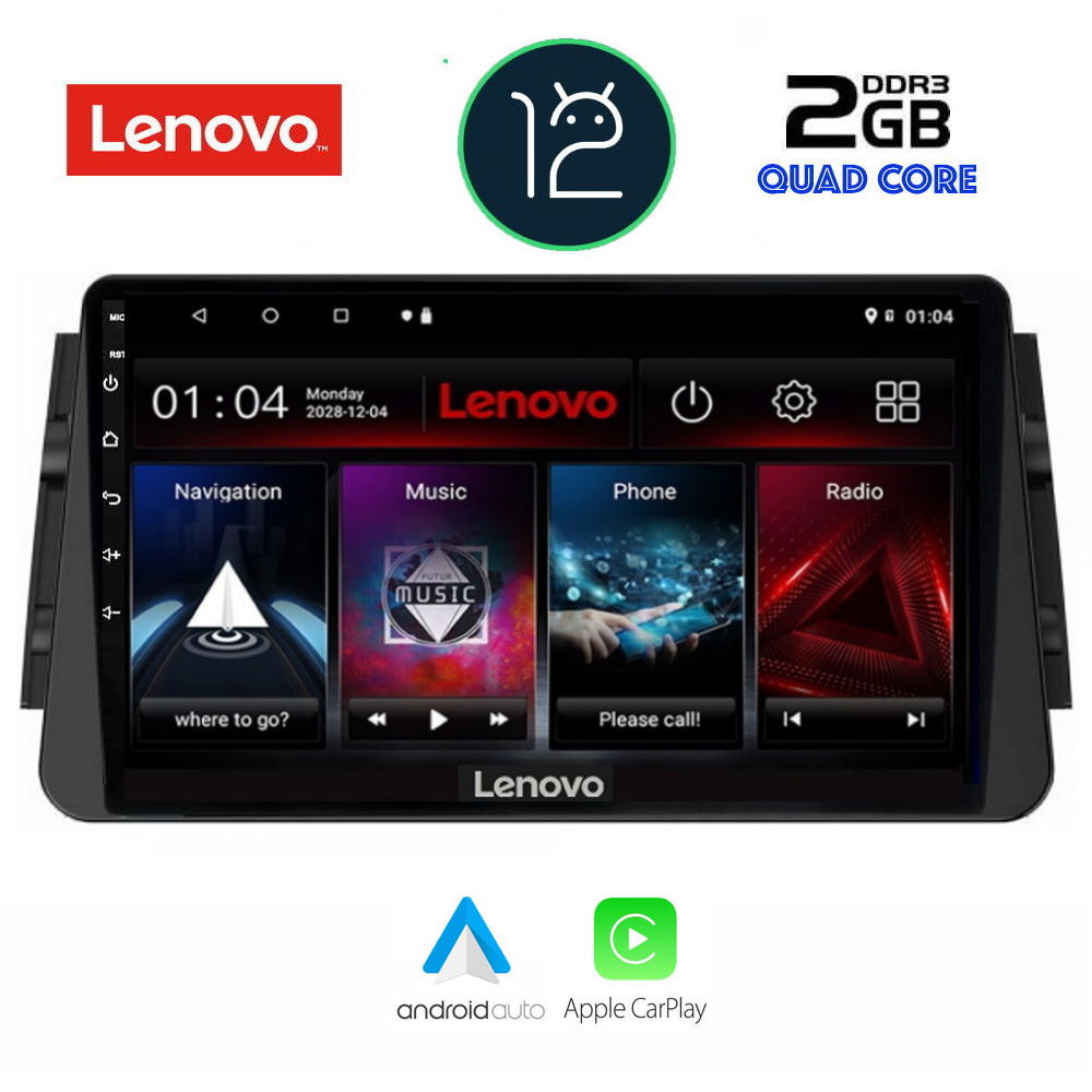 LENOVO LVB 4460_CPA (9inc) MULTIMEDIA TABLET OEM NISSAN MICRA mod. 2017&gt;