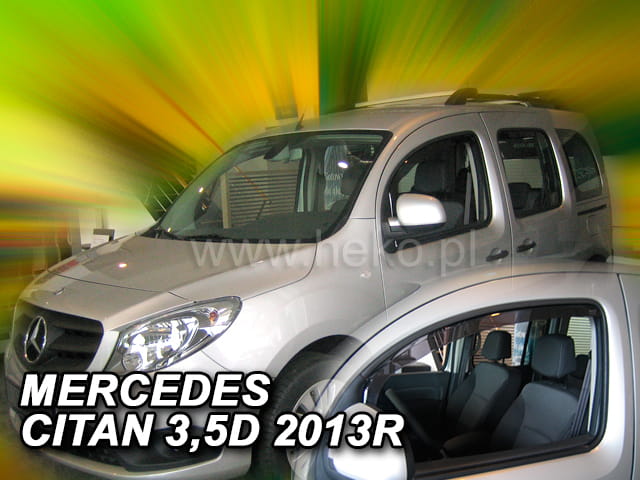 ΑΝΕΜ.23279/VAN ΑΝΕΜΟΘΡΑΥΣΤΕΣ ΓΙΑ MERCEDES W415 CITAN 3/5D 2012+ ΖΕΥΓΑΡΙ ΑΠΟ ΕΥΚΑΜΠΤΟ ΦΙΜΕ ΠΛΑΣΤΙΚΟ HEKO - 2 ΤΕΜ.