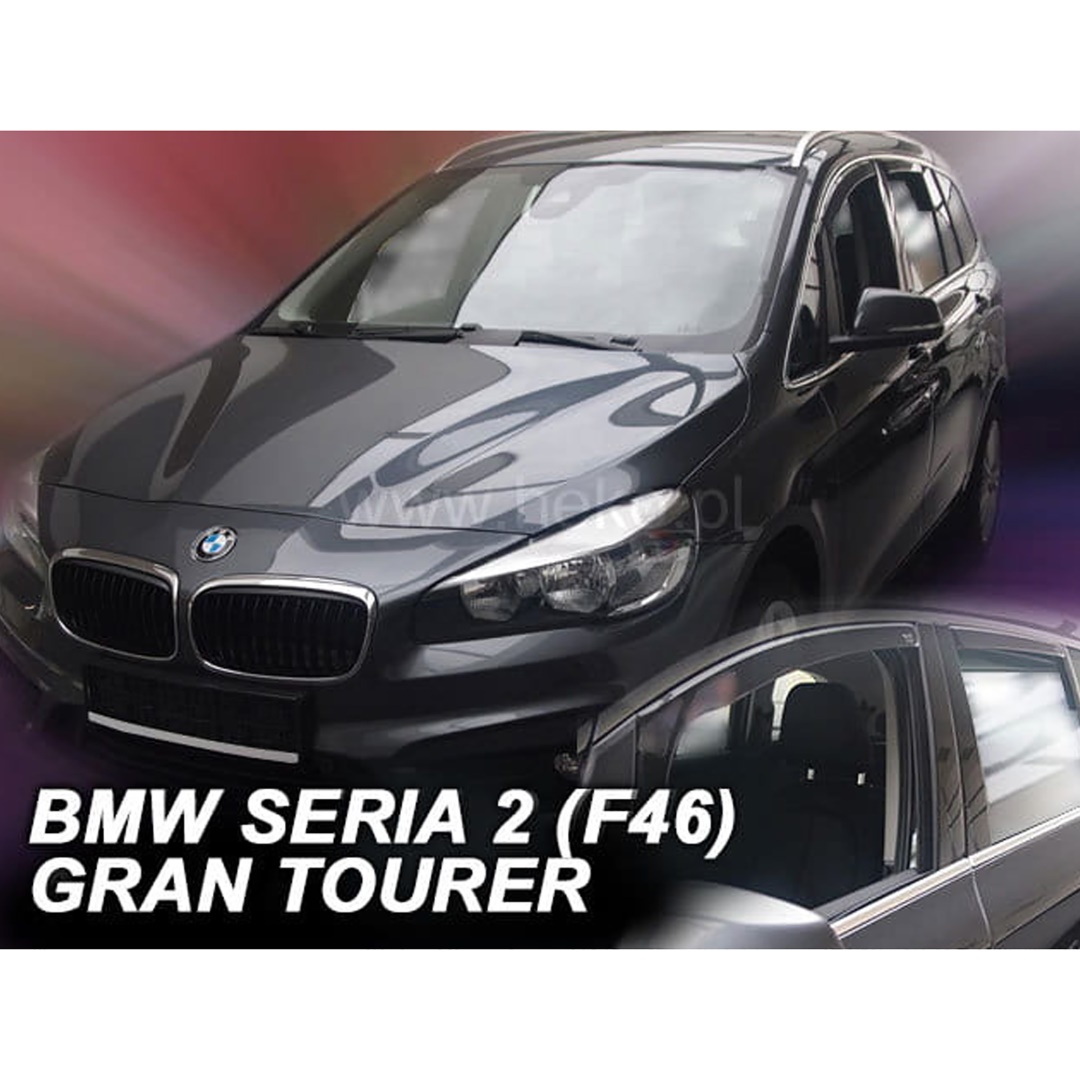ΑΝΕΜ.SET11161 BMW ΣΕΙΡΑ 2 F46 GRAN TOURER 5D 2015+ ΣΕΤ ΑΝΕΜΟΘΡΑΥΣΤΕΣ ΑΥΤΟΚΙΝΗΤΟΥ ΑΠΟ ΕΥΚΑΜΠΤΟ ΦΙΜΕ ΠΛΑΣΤΙΚΟ HEKO - 4 ΤΕΜ.
