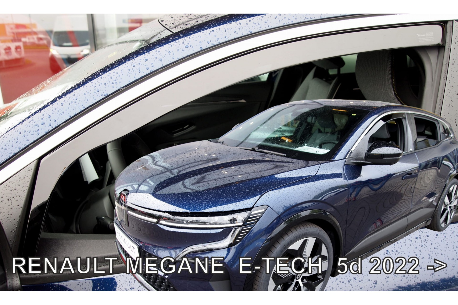 ΑΝΕΜ.27021 ΑΝΕΜΟΘΡΑΥΣΤΕΣ ΓΙΑ RENAULT MEGANE E-TECH 5D 2022+? ΖΕΥΓΑΡΙ ΑΠΟ ΕΥΚΑΜΠΤΟ ΦΙΜΕ ΠΛΑΣΤΙΚΟ HEKO - 2 ΤΕΜ.