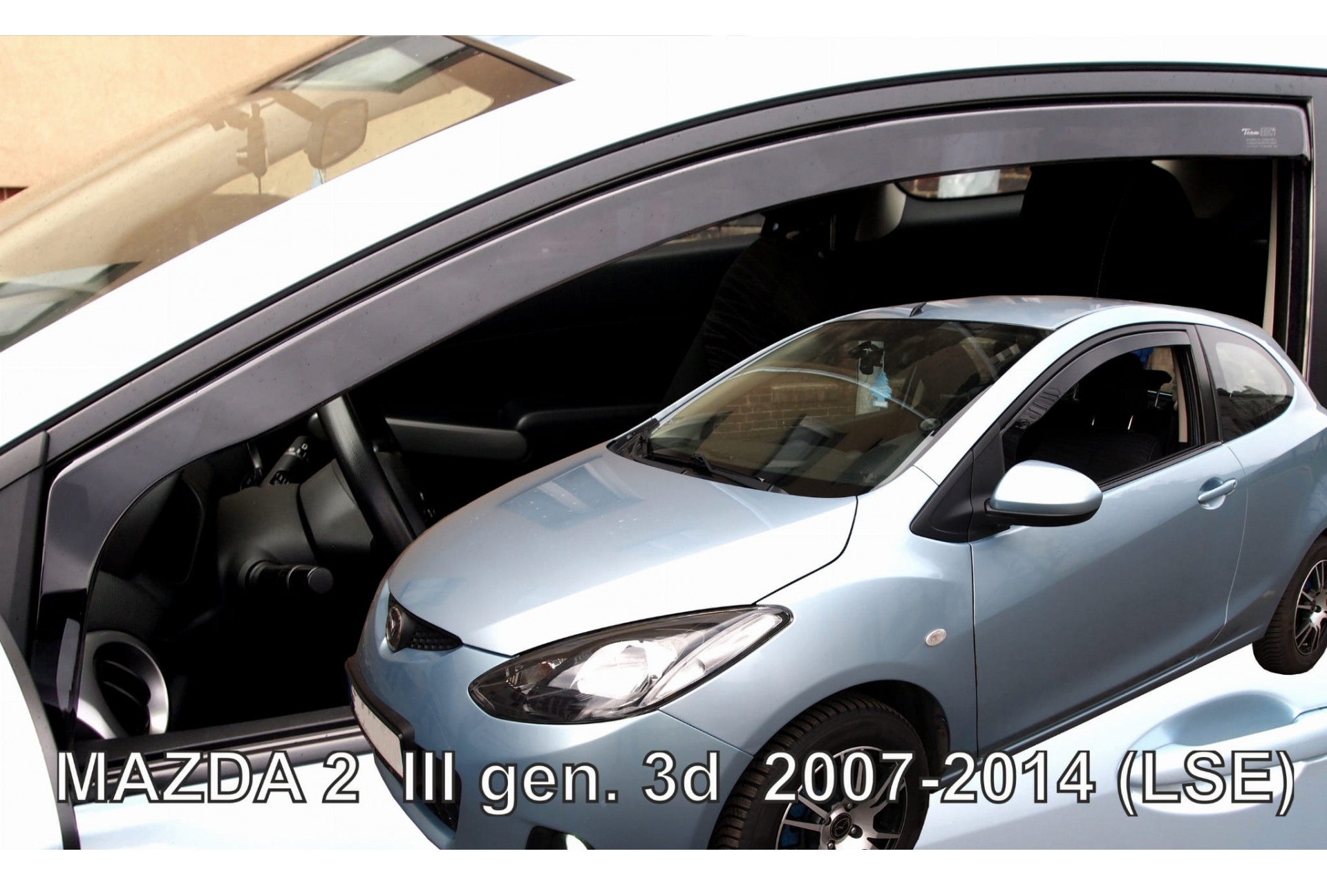 ΑΝΕΜ.23180 ΑΝΕΜΟΘΡΑΥΣΤΕΣ ΓΙΑ MAZDA 2 3D 2007-2014 ΗΛΕΚΤΡΙΚΑ ΠΑΡΑΘΥΡΑ ΖΕΥΓΑΡΙ ΑΠΟ ΕΥΚΑΜΠΤΟ ΦΙΜΕ ΠΛΑΣΤΙΚΟ HEKO - 2 ΤΕΜ.