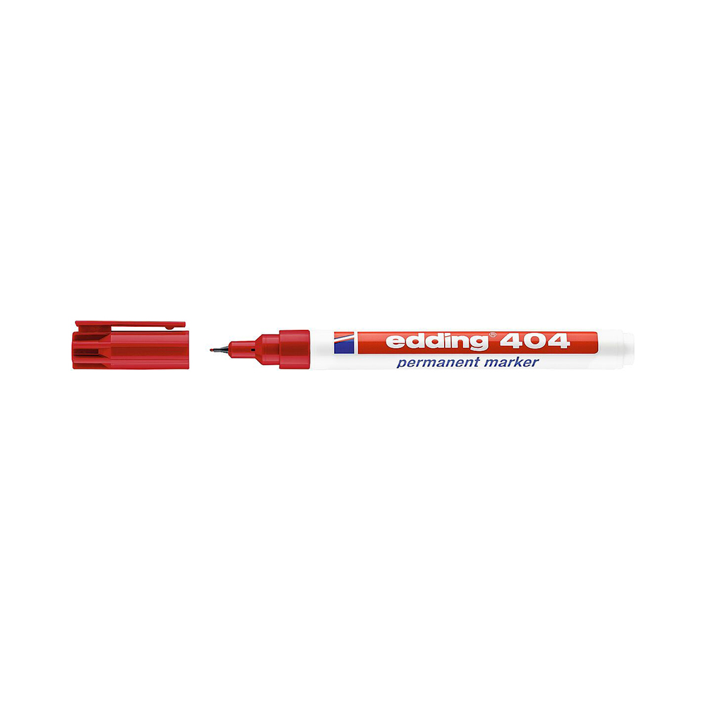 Edding 404 Permanent Marker Red (4-404002) (EDD4-404002)