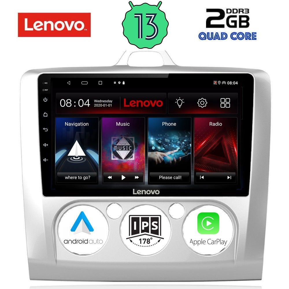 LENOVO LVD 4156_CPA A/C (9inc) MULTIMEDIA TABLET for FORD FOCUS mod. 2005-2012