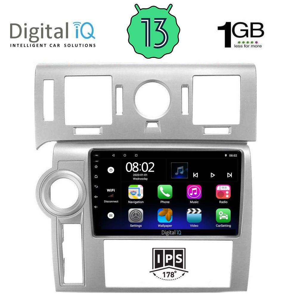 DIGITAL IQ RSA 1216_GPS (9inc) MULTIMEDIA TABLET OEM HUMMER H2 mod. 2008-2009