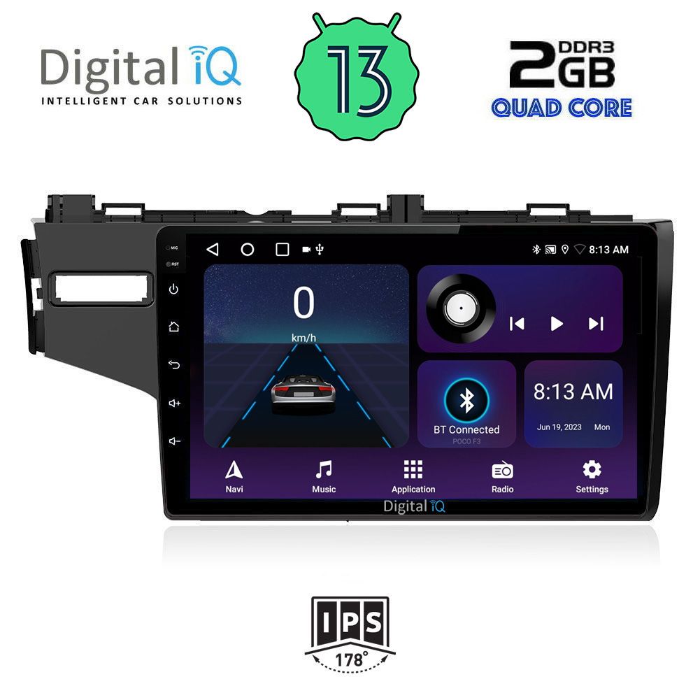 DIGITAL IQ BXB 1212_GPS (10inc) MULTIMEDIA TABLET OEM HONDA JAZZ mod. 2013&gt;