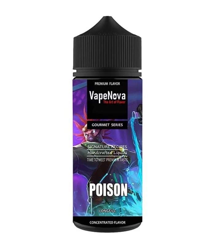VapeNova Flavor shot gourmet Poison 25/120ml