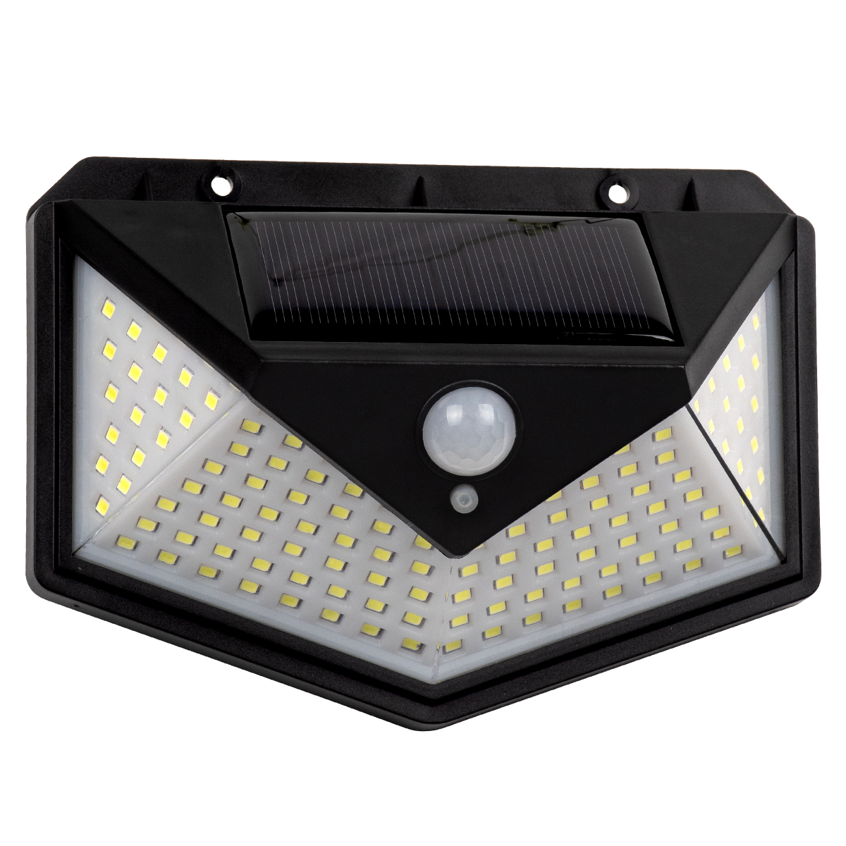 GloboStar® 85714 Αυτόνομο Ηλιακό Φωτιστικό LED SMD 10W 1000lm με Ενσωματωμένη Μπαταρία 1200mAh - Φωτοβολταϊκό Πάνελ με Αισθητήρα Ημέρας-Νύχτας και PIR Αισθητήρα Κίνησης Αδιάβροχο IP65 Ψυχρό Λευκό 6000K