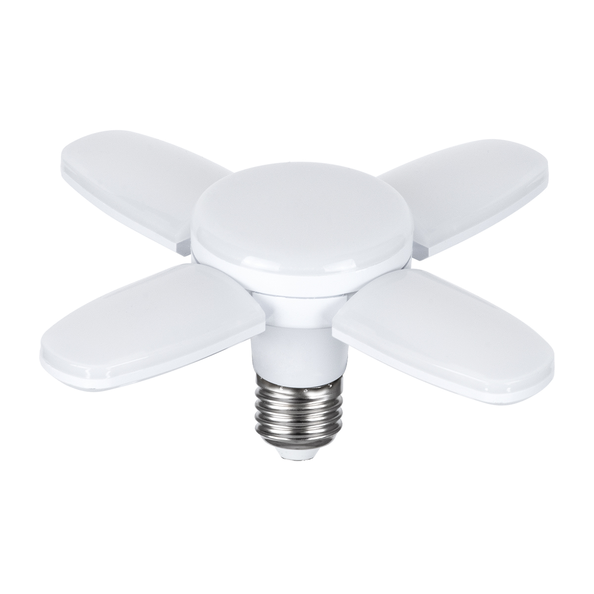 GloboStar® 85810 Λάμπα LED E27 Fan Blade 28W 3164lm 180° AC 220-240V IP20 Φ19 x Υ8cm Φυσικό Λευκό 4000K - 2 Years Warranty