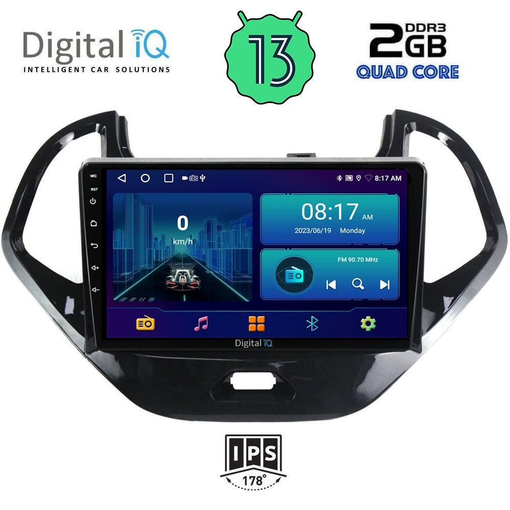 DIGITAL IQ BXB 1167SH_GPS (9inc) MULTIMEDIA TABLET OEM FORD KA mod. 2017&gt;