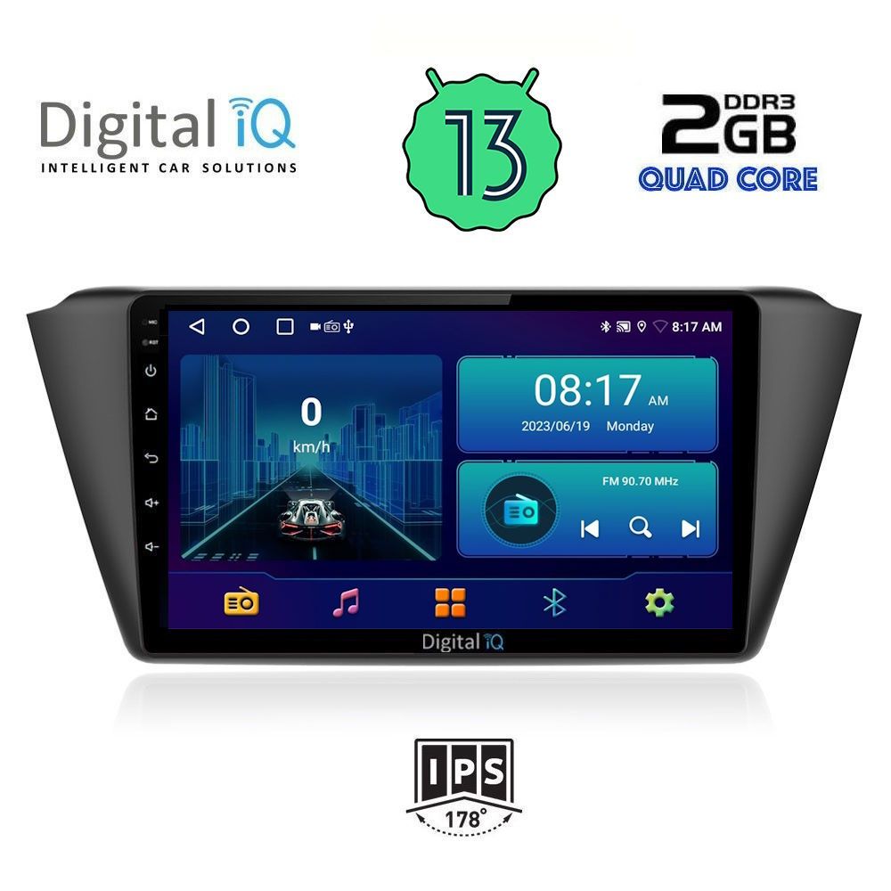 DIGITAL IQ BXB 1582_GPS (9inc) MULTIMEDIA TABLET OEM SKODA FABIA mod. 2015&gt;