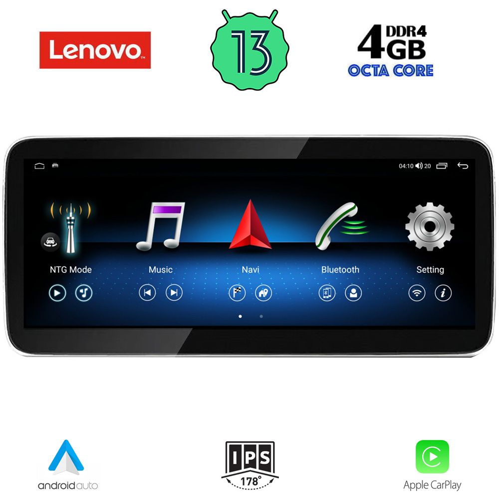 LENOVO LVG 14995_CPA (12.3inc) (NTG 4.0) MULTIMEDIA for MERCEDES GLK (X204) mod. 2008-2012