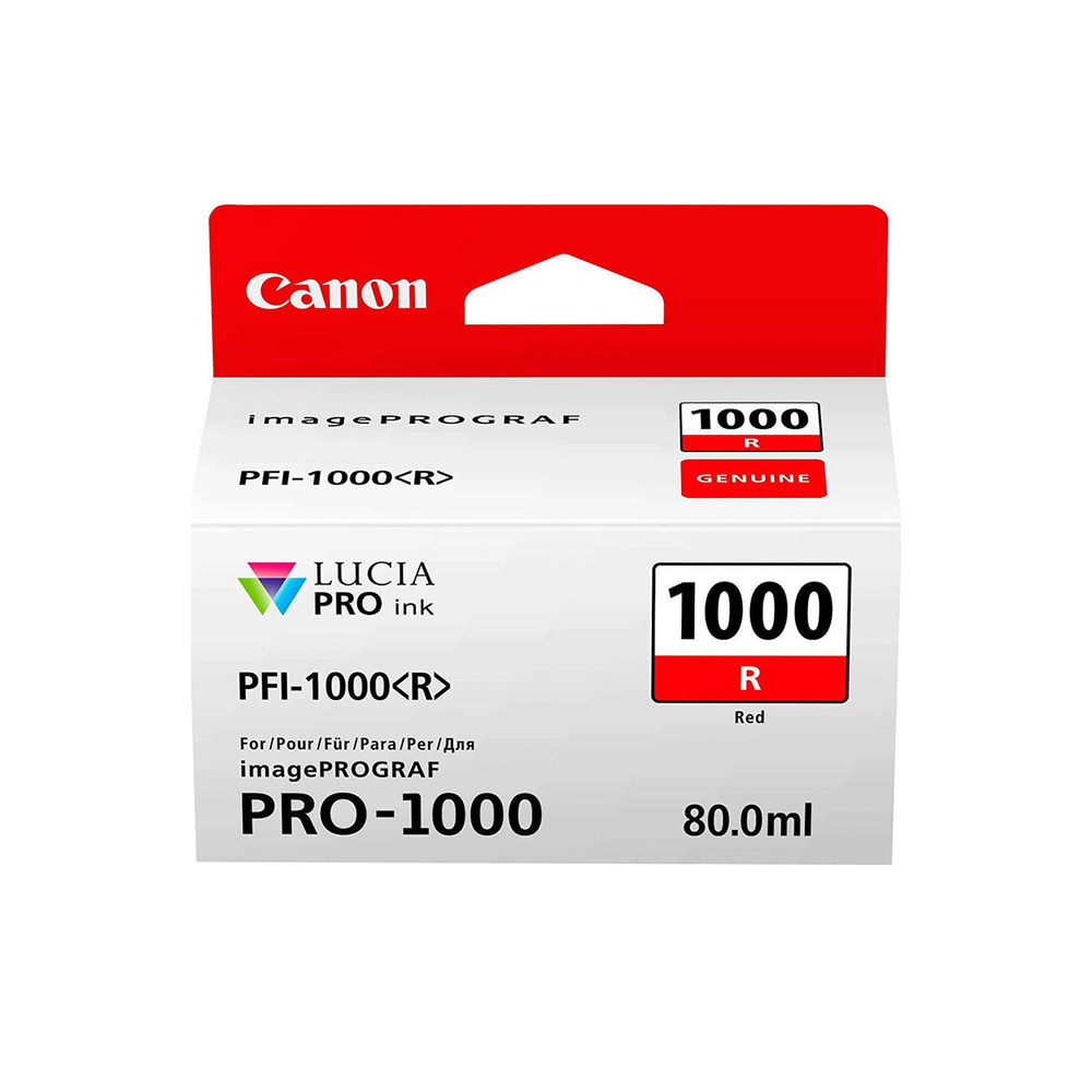 Canon Μελάνι Inkjet PFI1000R Red (0554C001) (CANPFI-1000R)