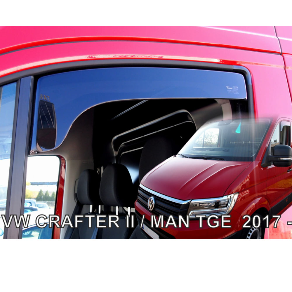 ΑΝΕΜ.31027/VAN ΑΝΕΜΟΘΡΑΥΣΤΕΣ ΓΙΑ VW CRAFTER 2017+ ΖΕΥΓΑΡΙ ΑΠΟ ΕΥΚΑΜΠΤΟ ΦΙΜΕ ΠΛΑΣΤΙΚΟ HEKO - 2 ΤΕΜ.