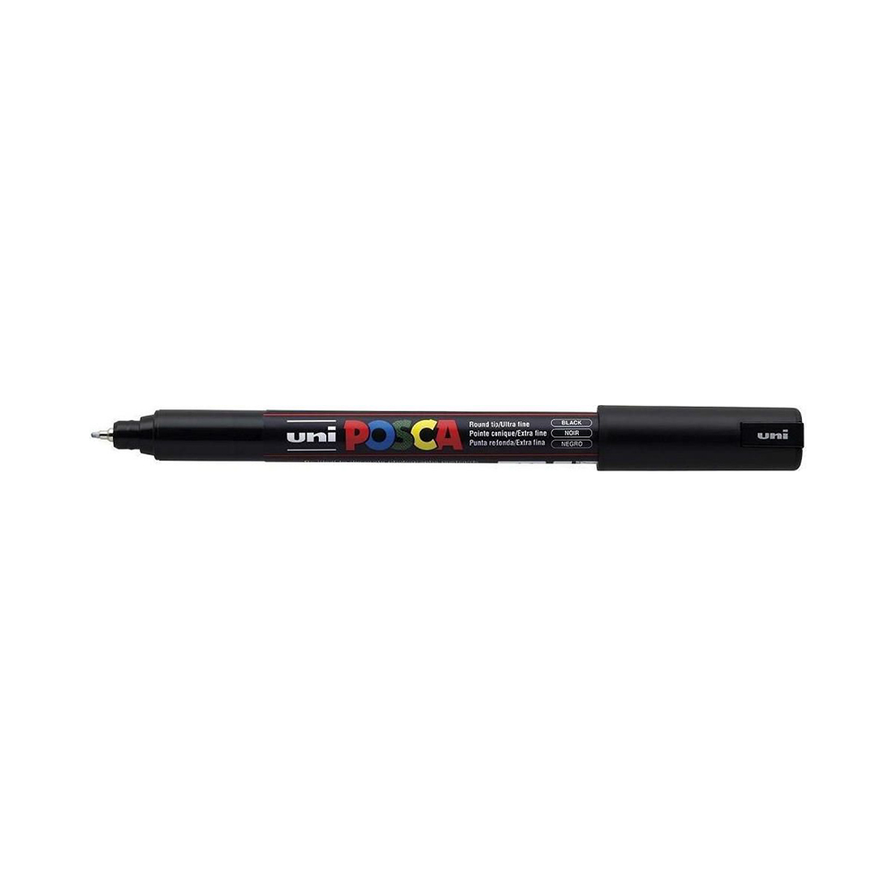 Uni-Ball Μαρκαδοροι Posca Pc-1Mr Extra Fine Black (PC1MREXFBLK) (UNIPC1MREXFBLK)