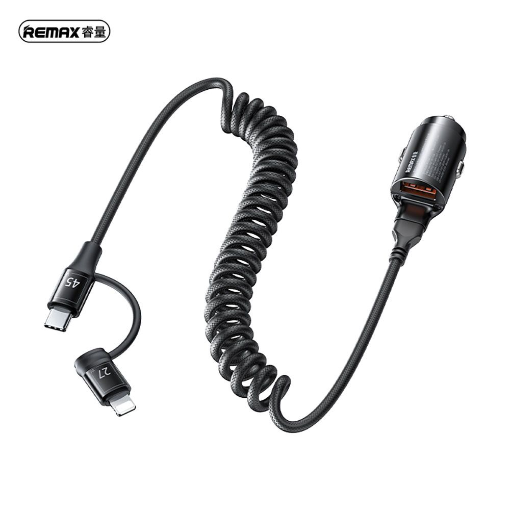 REMAX RCC356 45W Lighting - Type-C FAST CAR CHARGER