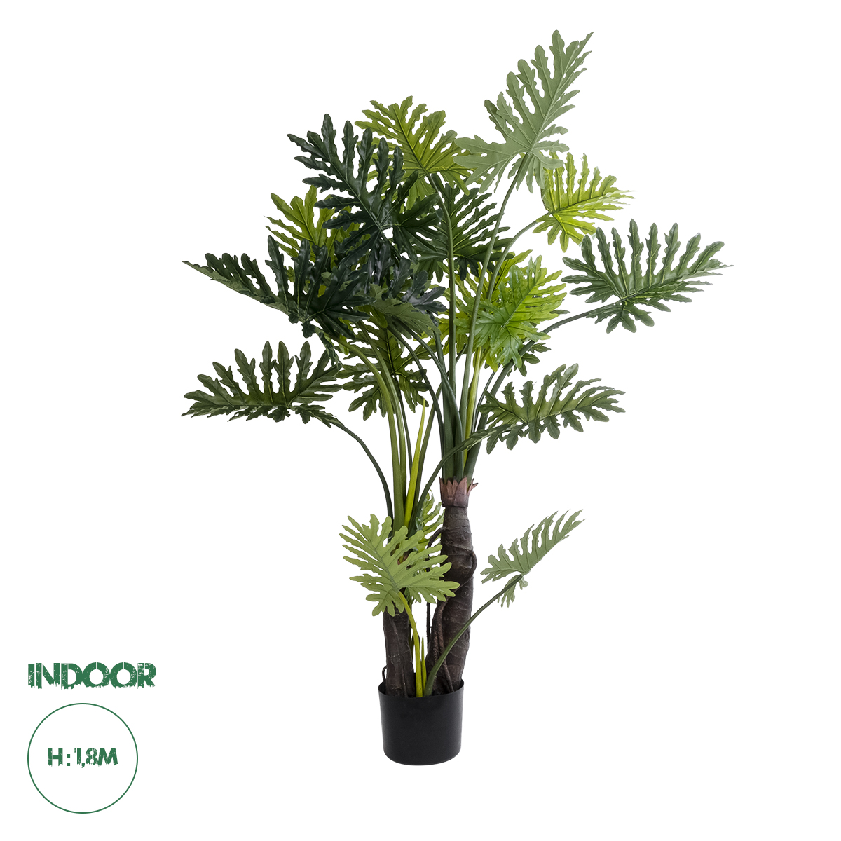 GloboStar® Artificial Garden TARO 20687 Τεχνητό Διακοσμητικό Φυτό Κολοκασία Φ150 x Υ180cm