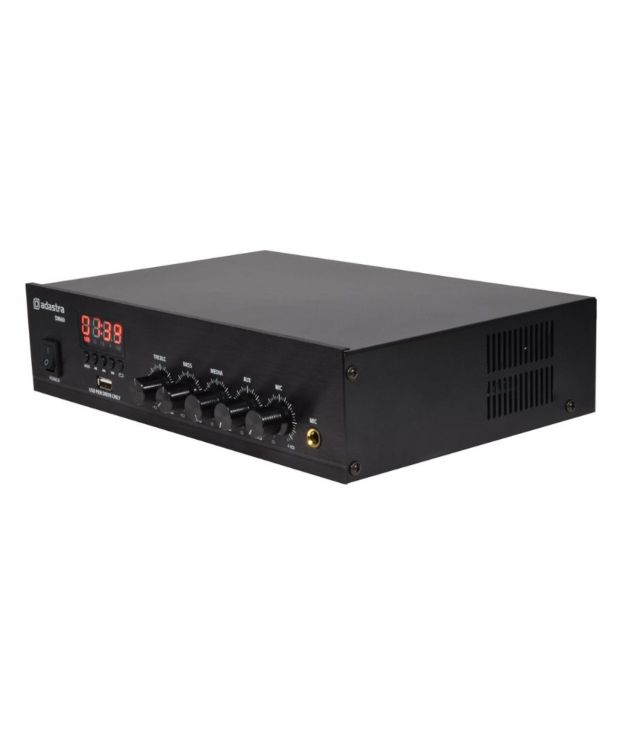 Adastra DM60 Μίκτης-Ενισχυτής 100V με USB/FM και Bluetooth 60W RMS (Τεμάχιο) 23921
