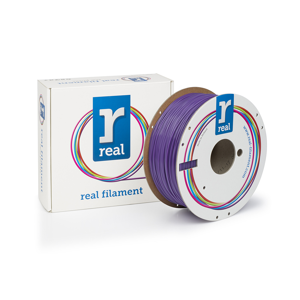 REAL PLA 3D Printer Filament - Purple - spool of 1Kg - 1.75mm (REALPLAPURPLE1000MM175)