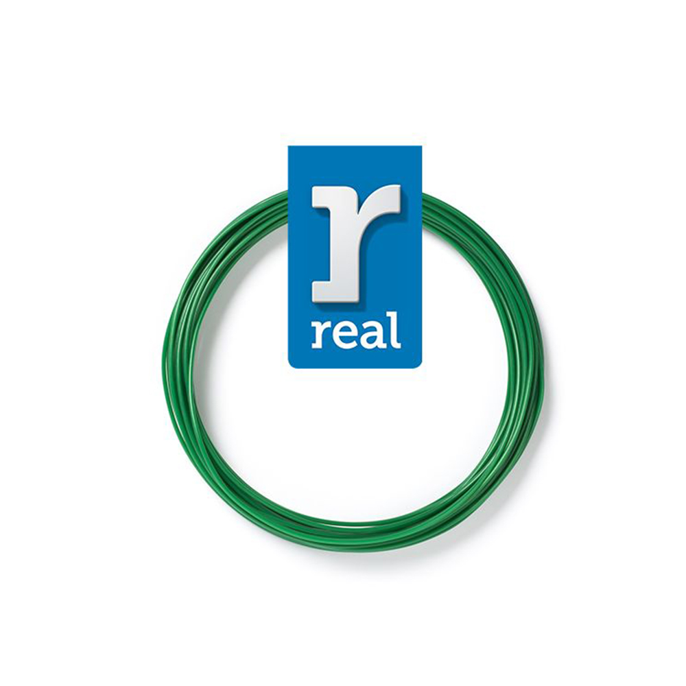 REAL PLA 3D PEN Filament Green 10 m - 1.75 mm (REAL3DPFPLAGREEN10MM175)