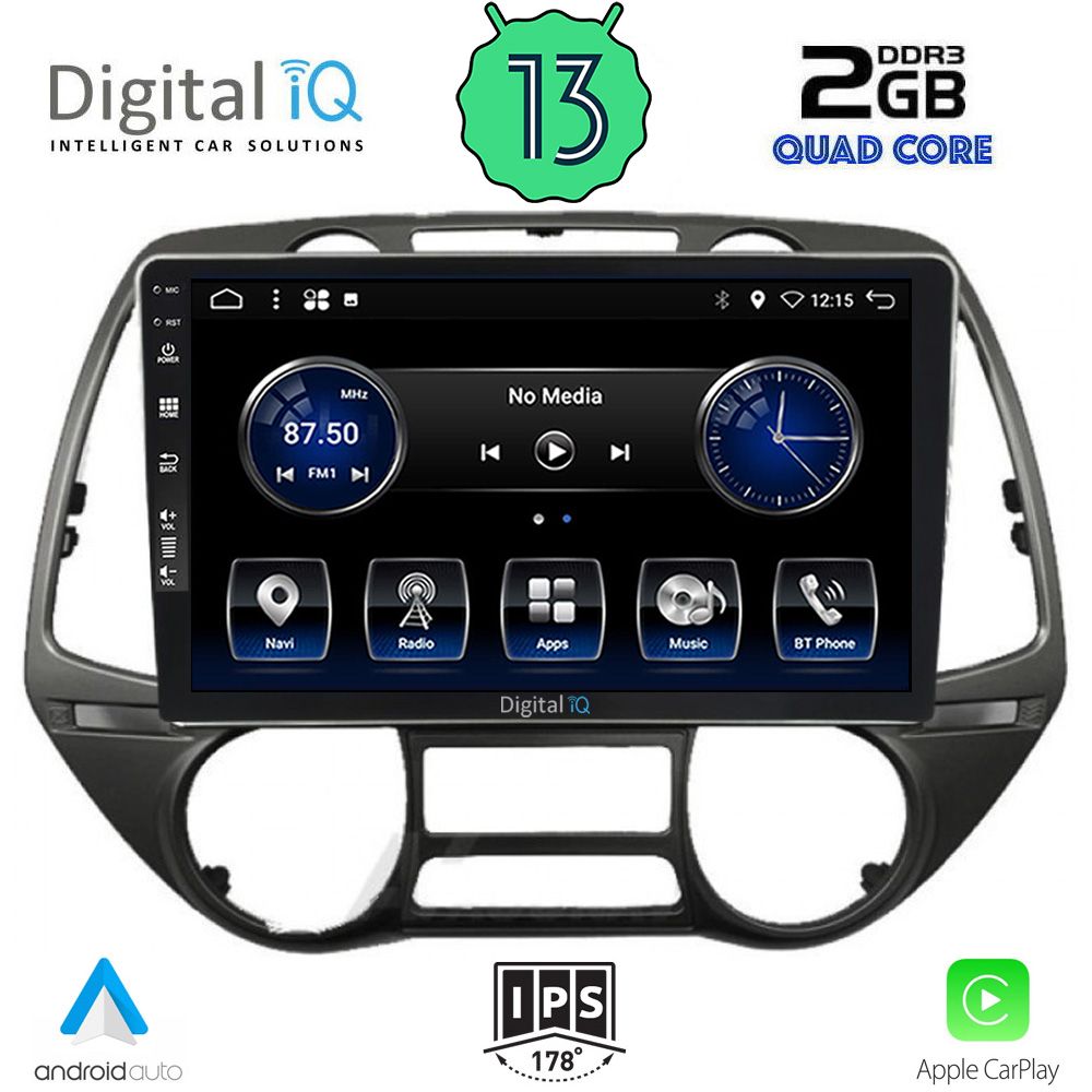 DIGITAL IQ BXH 3226_CPA (9inc) MULTIMEDIA TABLET OEM HYUNDAI i20 mod. 2008-2013