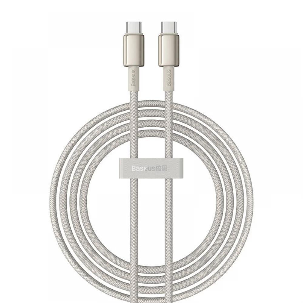 Baseus Cable USB-C to USB-C Gold 100W 2m (P10319800G21-01) (BASP10319800G21-01)