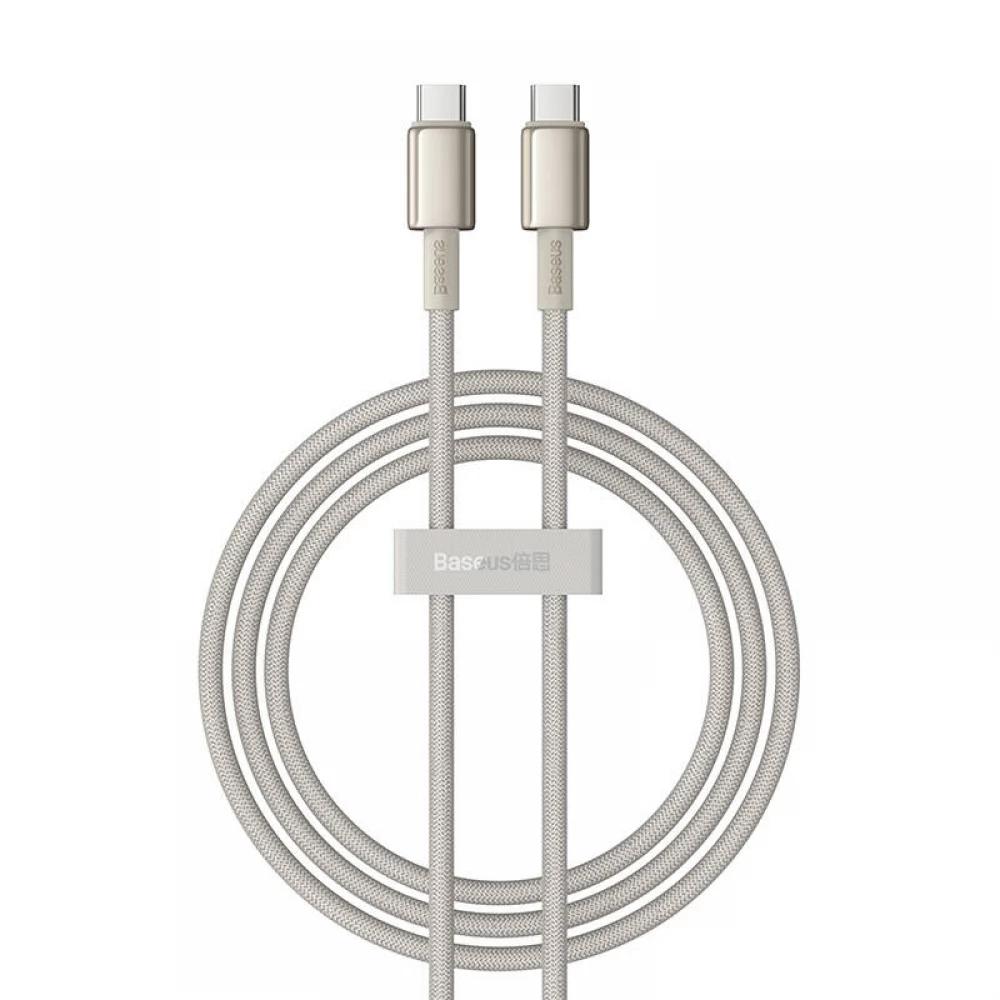 Baseus Cable USB-C to USB-C Gold 100W 1m (P10319800G21-00) (BASP10319800G21-00)