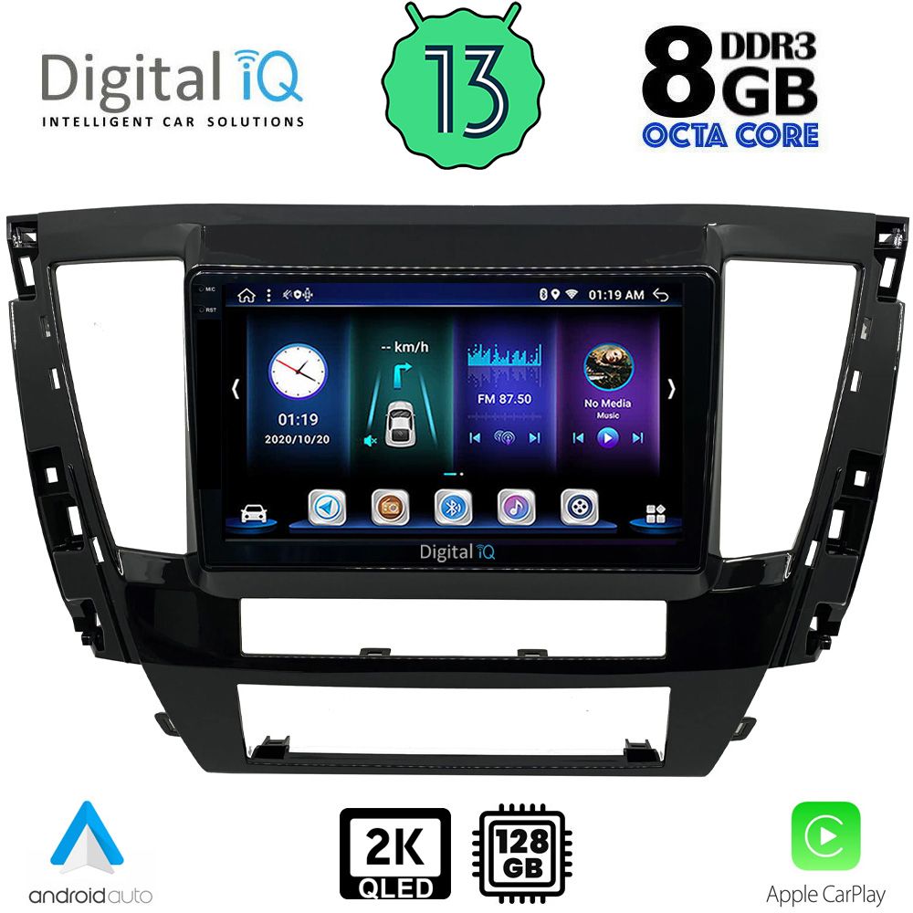 DIGITAL IQ BXD 11447S_CPA (9inc) MULTIMEDIA TABLET for MITSUBISHI PAJERO SPORT mod. 2020>