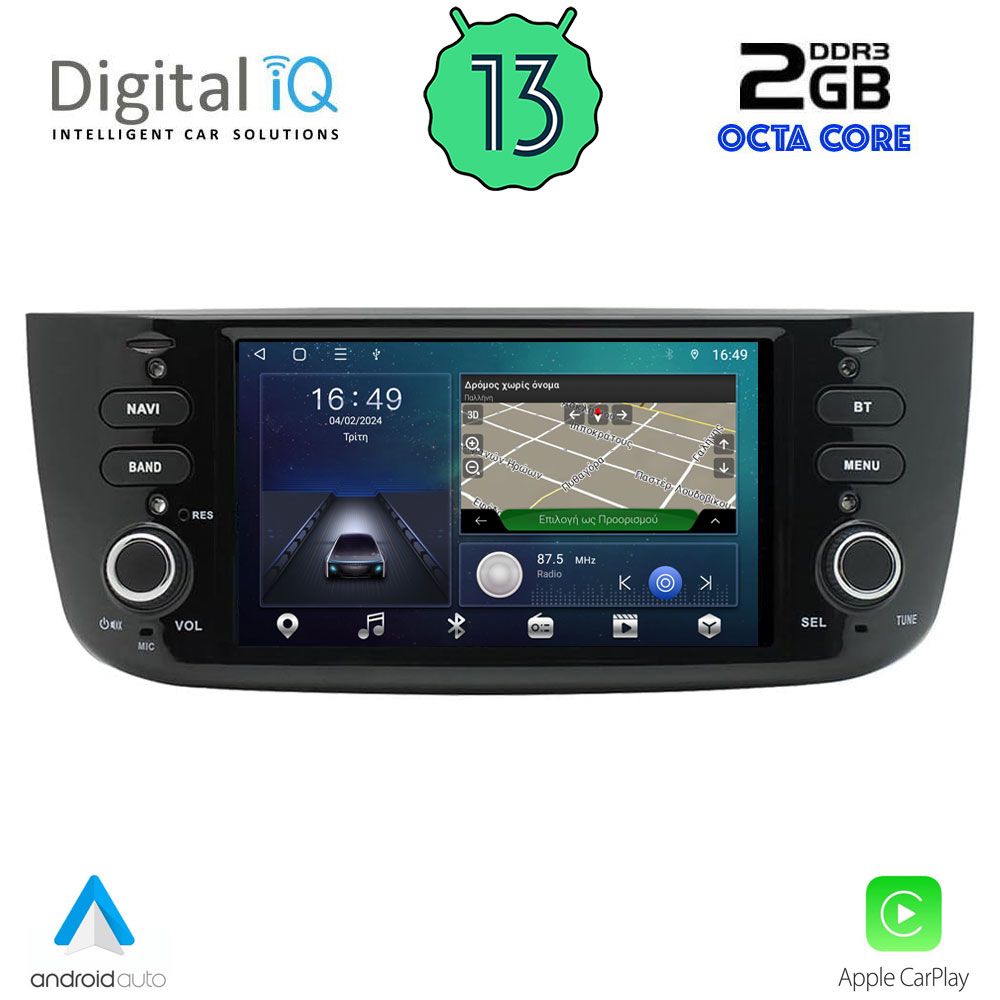 DIGITAL IQ ZSF 564_CPA (6.1" DECK) MULTIMEDIA for FIAT GRANDE PUNTO mod. 2012&gt; – EVO mod. 2009&gt;