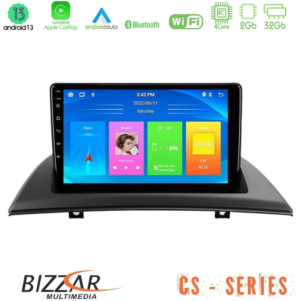 Bizzar cs Series 4core Android13 2+32gb bmw e83 Navigation Multimedia Tablet 9 u-cs-Bm0780