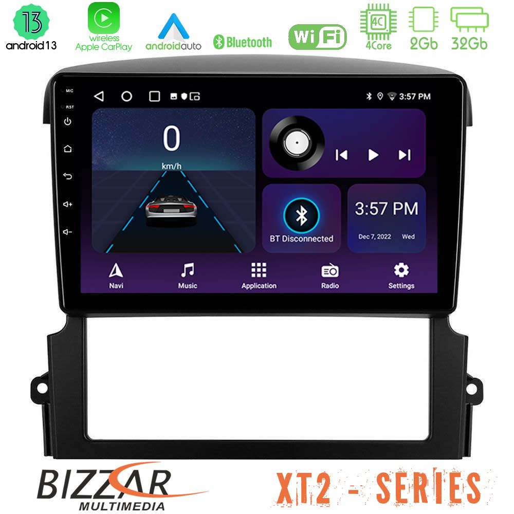 Bizzar xt2 Series 4core Android13 2+32gb kia Sorento Navigation Multimedia Tablet 9 u-xt2-Ki0407