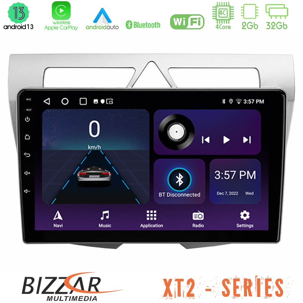 Bizzar xt2 Series 4core Android13 2+32gb kia Picanto Navigation Multimedia Tablet 9 u-xt2-Ki0850