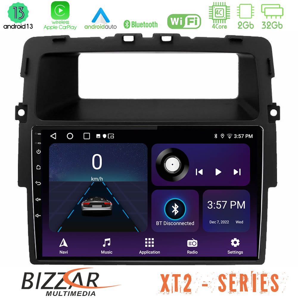 Bizzar xt2 Series 4core Android13 2+32gb Renault/nissan/opel Navigation Multimedia Tablet 10 u-xt2-Rn1338