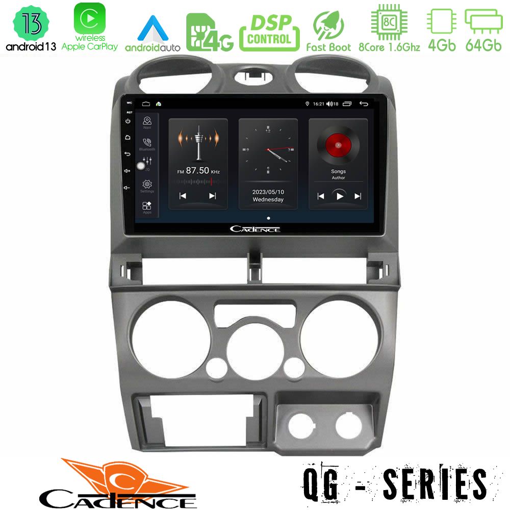 Cadence qg Series 8core Android13 4+64gb Isuzu d-max 2007-2011 Navigation Multimedia Tablet 9 u-qg-Iz0770