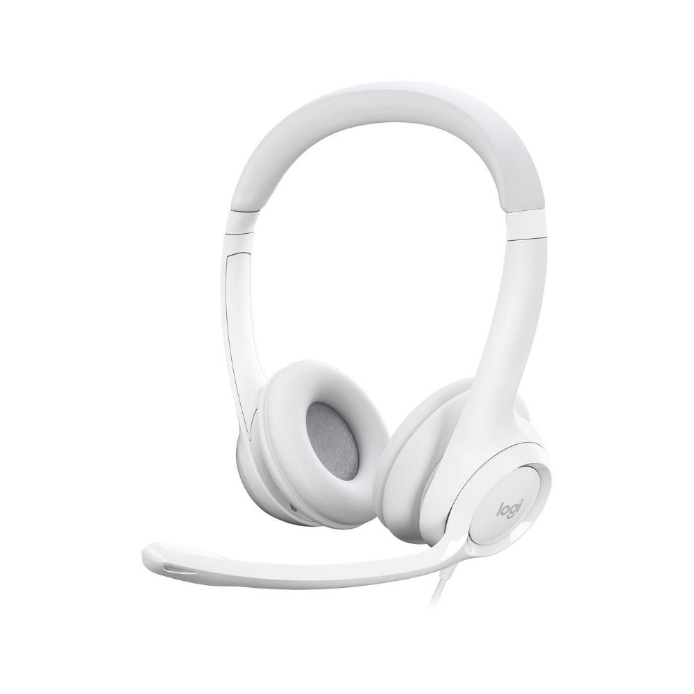 Logitech H390 On Ear Multimedia Ακουστικά White (981-001286) (LOGH390WH)