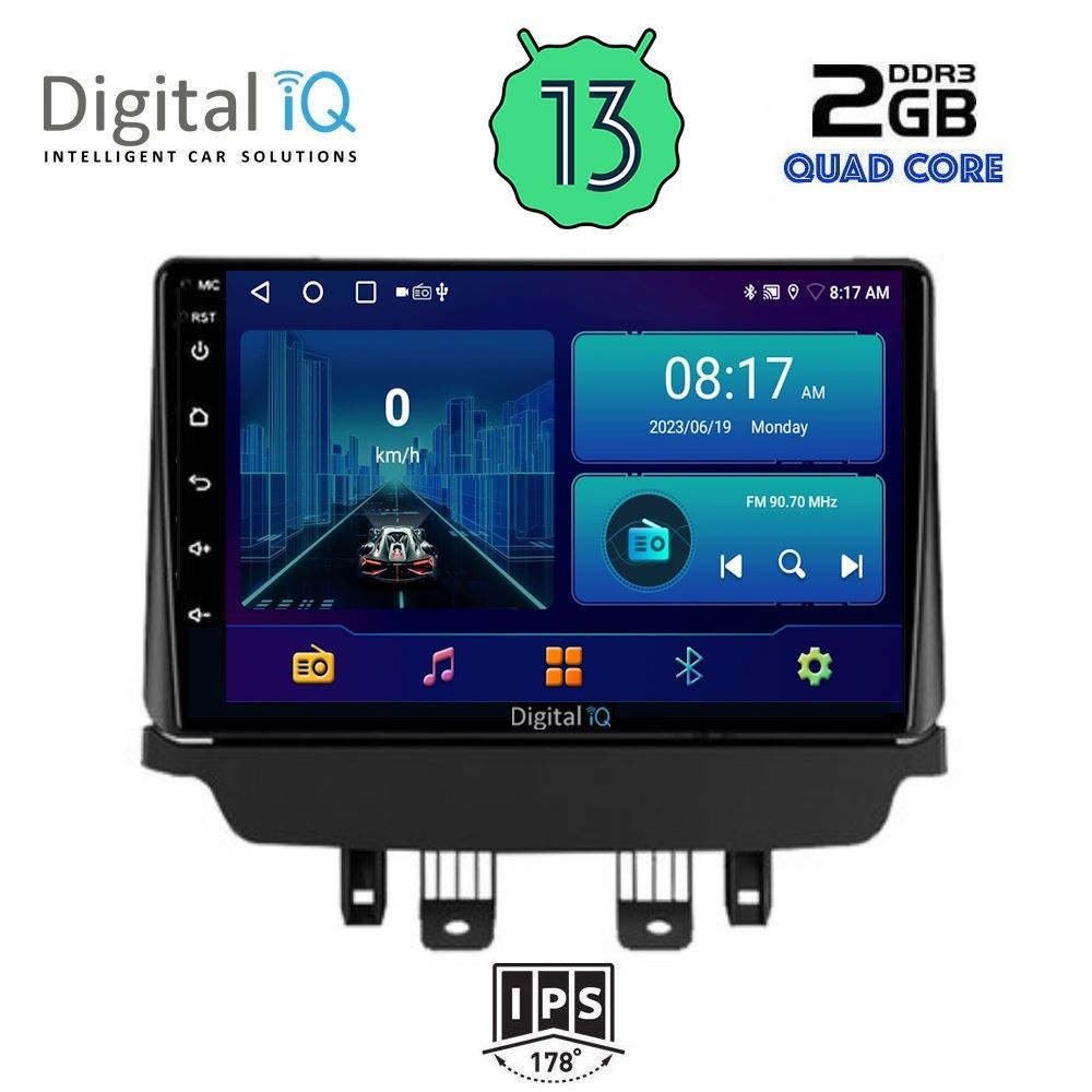 DIGITAL IQ BXB 1384_GPS (9inc) MULTIMEDIA TABLET for MAZDA CX3 mod. 2014&gt;