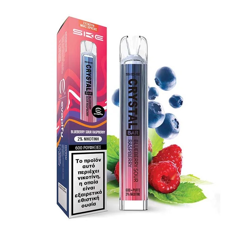 Crystal Bar Blueberry Sour Raspberry 2ml 20mg