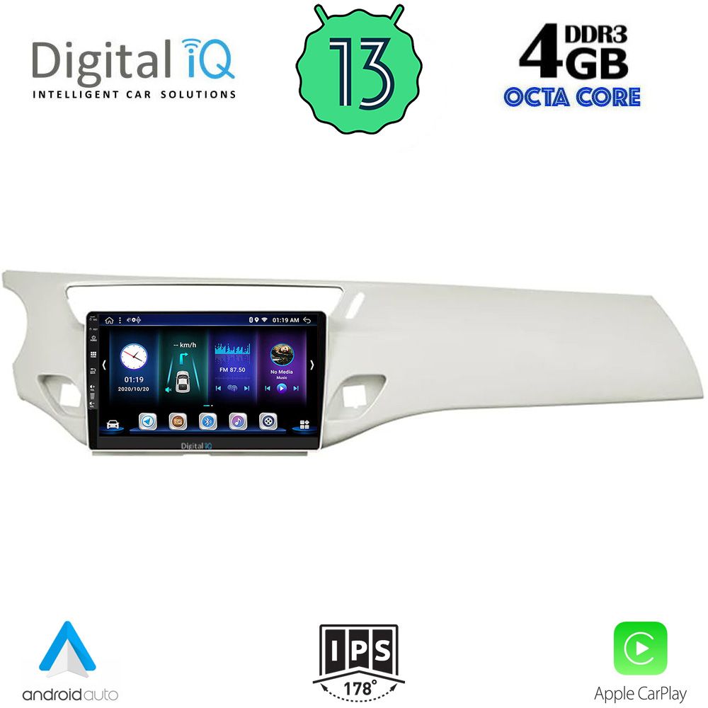 DIGITAL IQ BXD 6092_CPA (9inc) MULTIMEDIA TABLET for CITROEN C3 - DS3 mod. 2009-2016