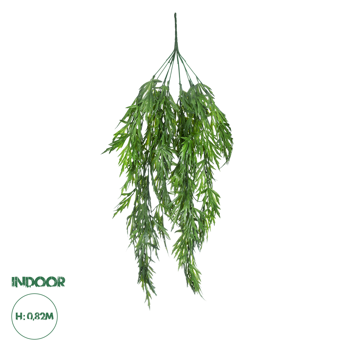 GloboStar® Artificial Garden CARAWAY HANGING BRANCH 20617 Τεχνητό Κρεμαστό Διακοσμητικό Κρεμαστό κλαδί Κυμινο Y80cm Σετ 2 τεμαχίων