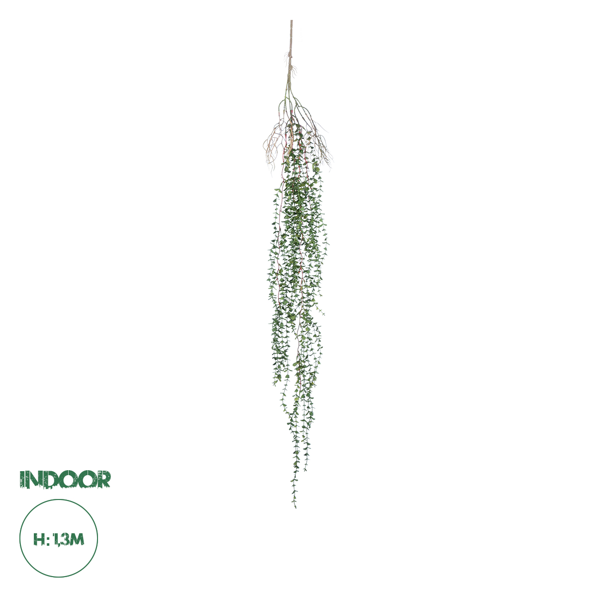 GloboStar® Artificial Garden EUCALYPTUS HANGING PLANT 20618 Τεχνητό Διακοσμητικό Κρεμαστό Φυτό Ευκάλυπτος Υ130cm