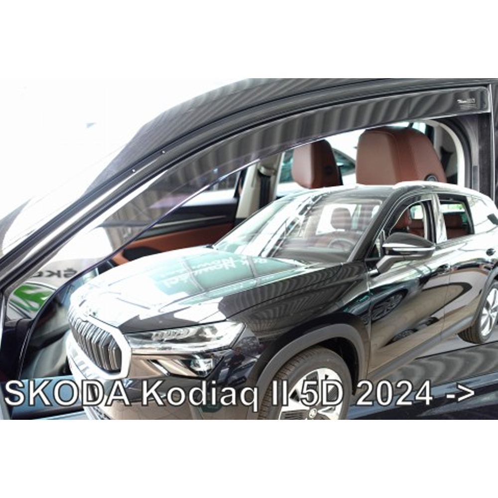 ΑΝΕΜ.SET28367 ΑΝΕΜΟΘΡΑΥΣΤΕΣ ΓΙΑ SKODA KODIAQ 5D 2024+ ΣΕΤ ΑΥΤΟΚΙΝΗΤΟΥ ΑΠΟ ΕΥΚΑΜΠΤΟ ΦΙΜΕ ΠΛΑΣΤΙΚΟ HEKO - 4 ΤΕΜ.