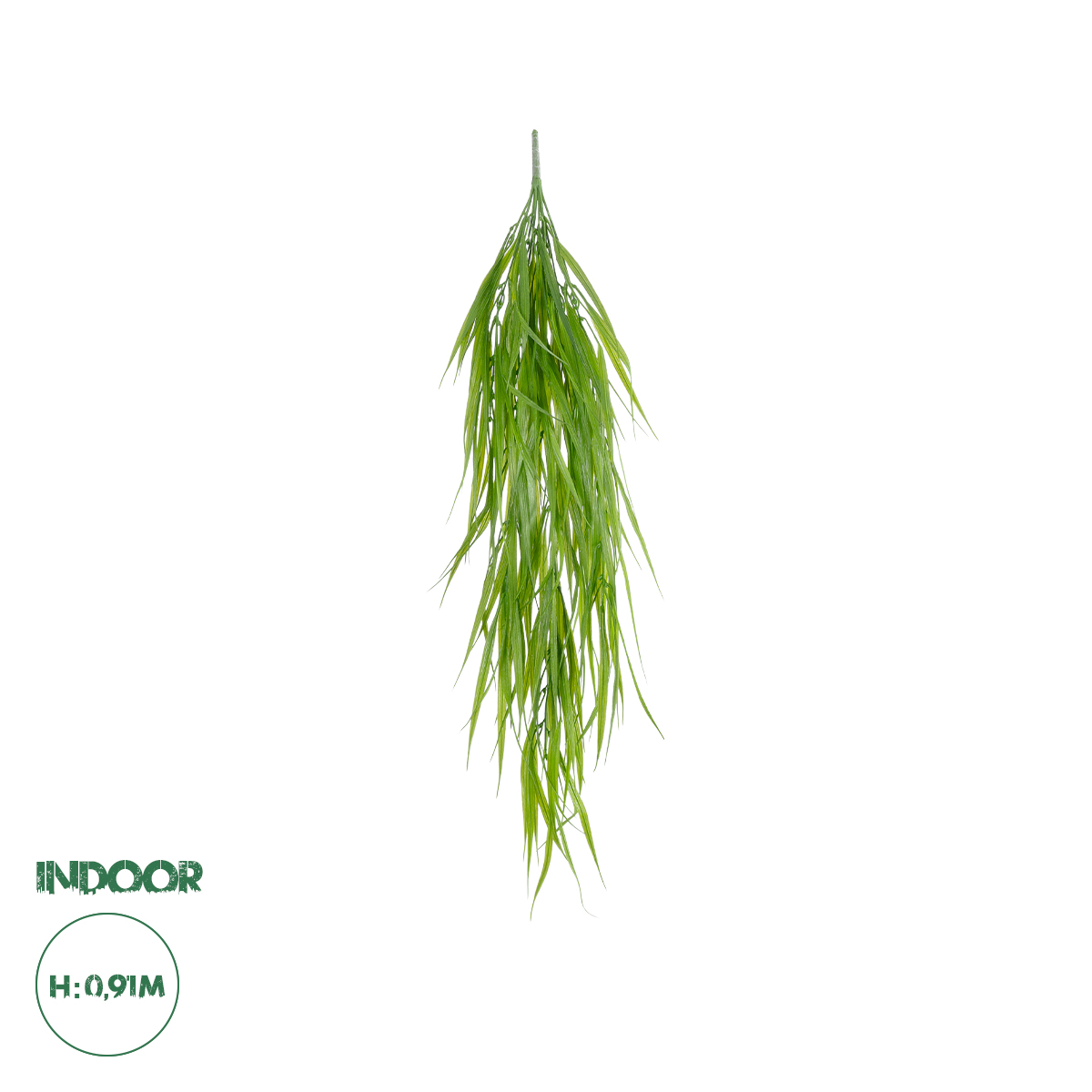 GloboStar® Artificial Garden HANGING CORN GRASS 20825 Τεχνητό Διακοσμητικό Κρεμαστό κλαδί Καλαμπόκι Μ23 x Π10 x Υ91cm