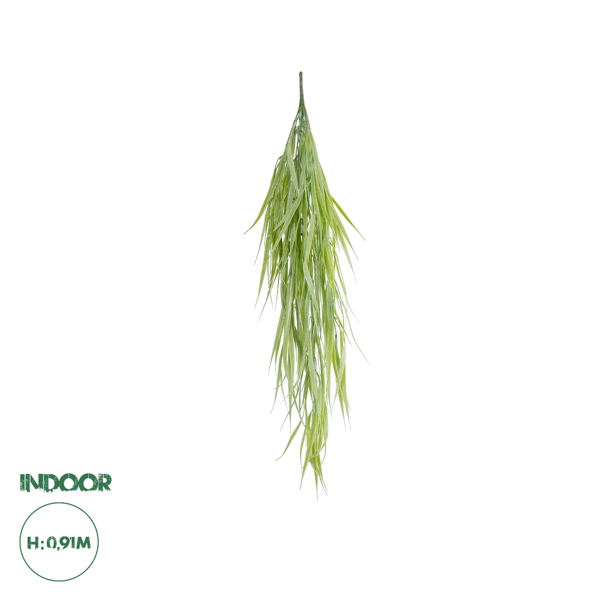 GloboStar® Artificial Garden HANGING CORN GRASS 20827 Τεχνητό Διακοσμητικό Κρεμαστό κλαδί Καλαμπόκι Μ23 x Π10 x Υ91cm