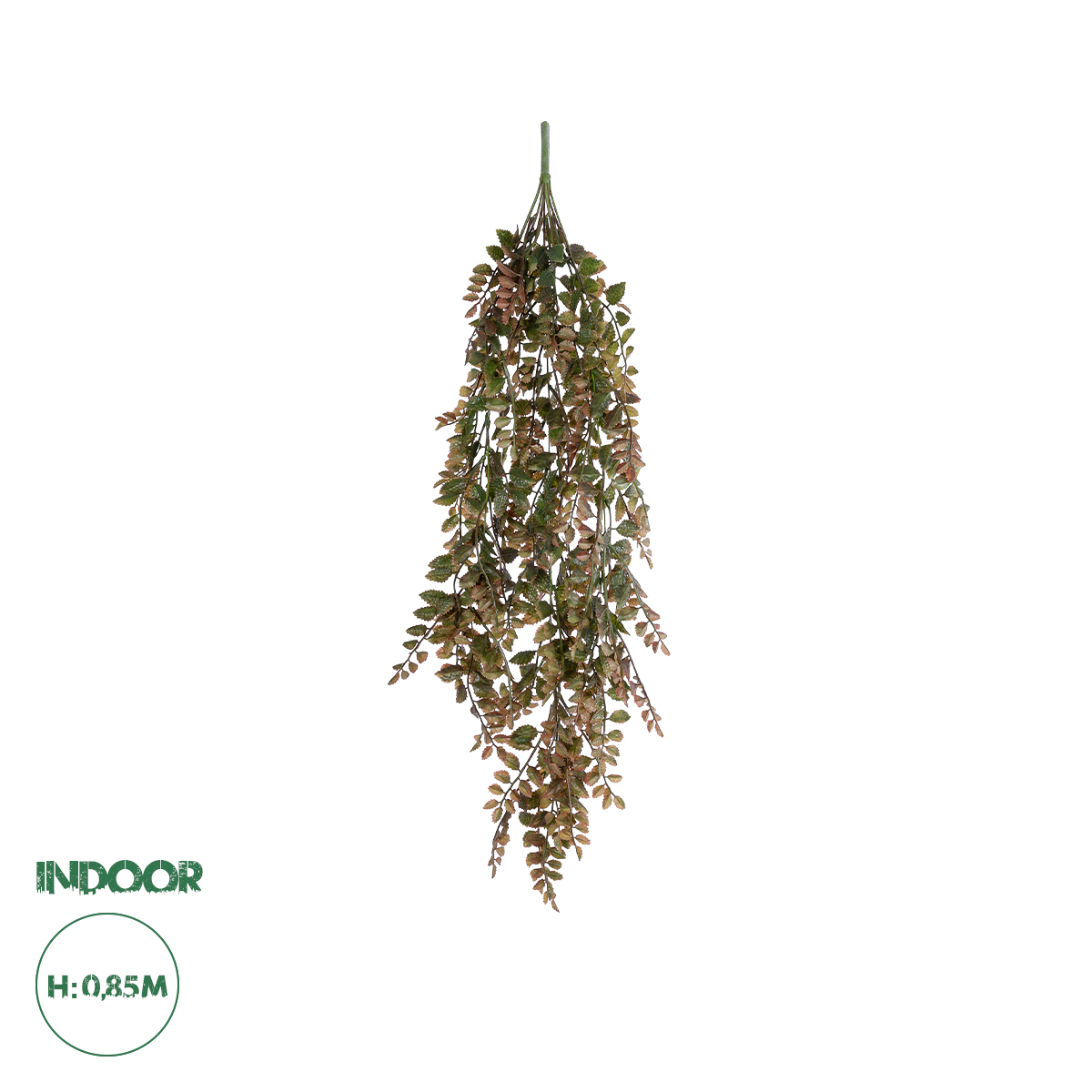 GloboStar® Artificial Garden HANGING FERN BRANCH 20828 Τεχνητό Διακοσμητικό Κρεμαστό κλαδί Φτέρης Μ30 x Π10 x Υ85cm