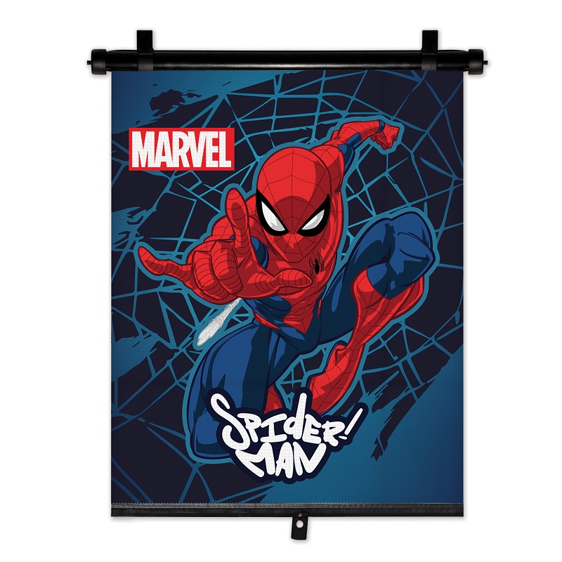 S9328/AM ΚΟΥΡΤΙΝΑΚΙ ΗΛΙΟΠΡΟΣΤΑΣΙΑΣ ΣΕ ΡΟΛΟ SPIDER MAN 36x45cm ΓΙΑ ΠΛΑΙΝΟ ΤΖΑΜΙ/ΠΙΣΩ ΠΑΡΜΠΡΙΖ ΑΜΙΟ - 1 ΤΕΜ.