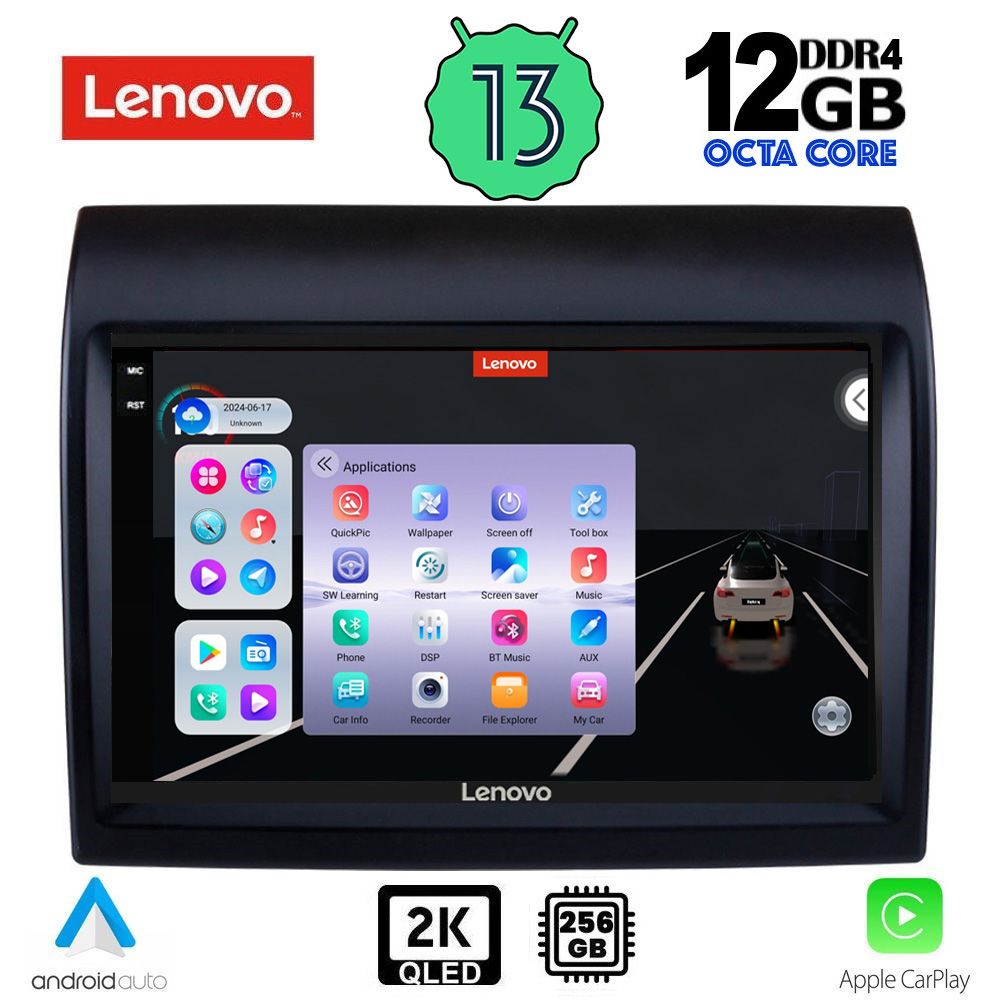 LENOVO SSZ 12141_CPA (9inc) MULTIMEDIA TABLET for FIAT DUCATO – CITROEN JUMPER – PEUGEOT BOXER mod. 2006-2021